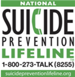 Suicide Prevention Lifeline 1-800-273-TALK (8255)